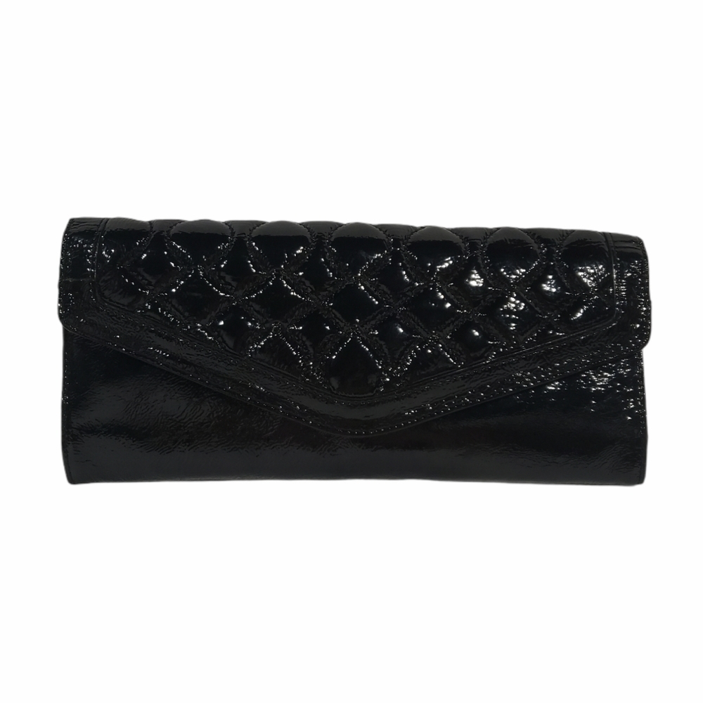 Hobo Brand Black 8 Pocket Utility Clutch Wristlet w/ Mirror